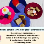 International Snacks Felt Toy Set