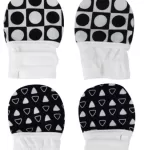 Montessori Baby Black and White Mittens